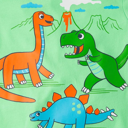 Lot de T-shirts graphiques à manches courtes dinosaure The Children's Place pour bébés et tout-petits garçons, Fête d'anniversaire/Dino, 18-24 mois