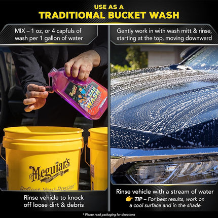 Meguiar's G10464 Deep Crystal Car Wash - 64 Oz.