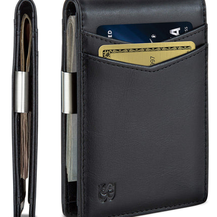SERMAN Brands Money Clip Wallet - Mens Wallets Sli