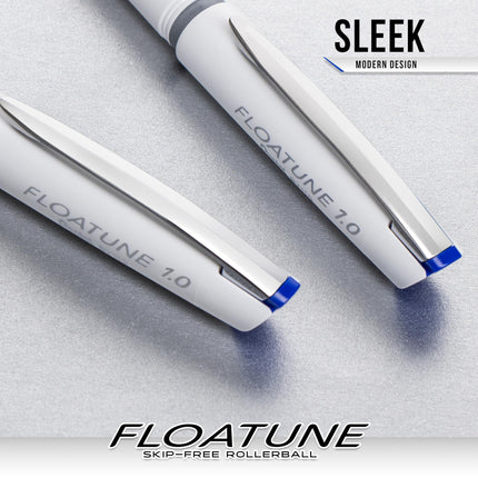 Bolígrafo de Tinta Líquida Pentel Floatune, (1.0mm), Punta Gruesa, Tinta Negra, Paquete de 8 (BY110PF8A)
