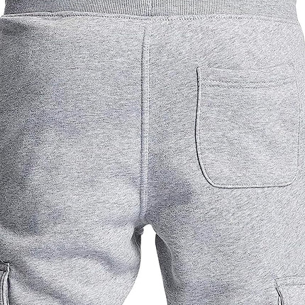 Southpole Men's Active Basic Jogger Fleece Pants Sweatpants, Heather Grey (C, X-Large
