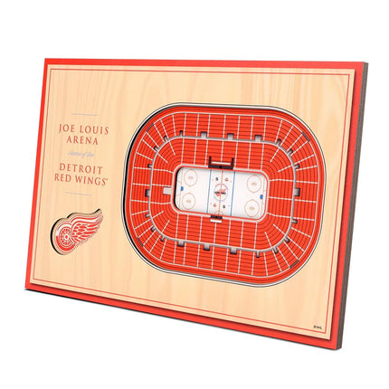 YouTheFan Detroit Red Wings 3D StadionViews Desktop Display, Team Colours, One Size