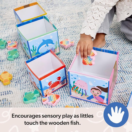 Melissa & Doug Ms. Rachel Recessed Blocks