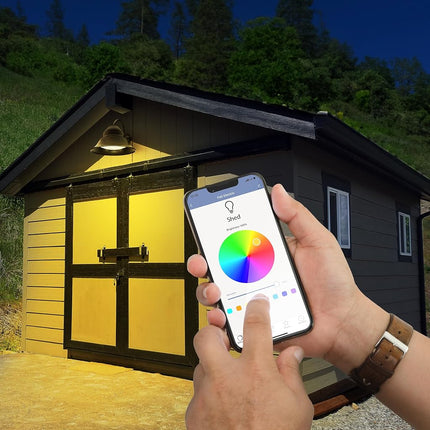Feit Electric PAR38/RGBW/CA/AG 90 Watt Equiv, 2.4 GHz WiFi Only, No Hub Required, Color Changing and Tunable White