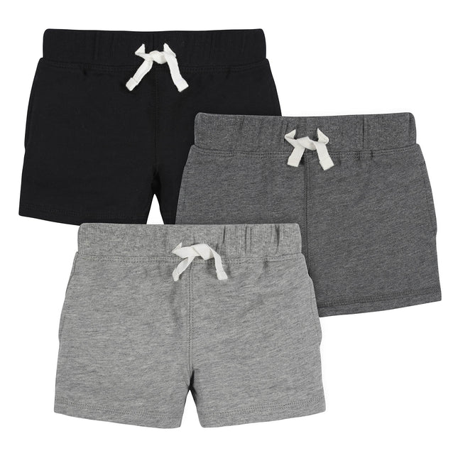 Gerber Baby Boys' Toddler 3-Pack Pull-on Knit Shor