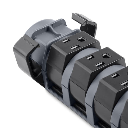 Pivot Plug Surge Protector, 8 Outlets, 6ft Cord