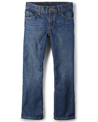 The Children's Place Big Boy's 3405 Bootcut Jeans 