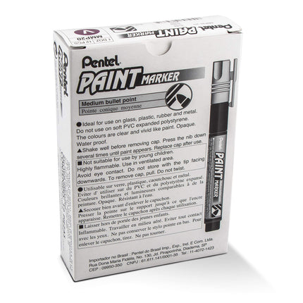 Pentel Paint Markers, Medium Bullet Point, Violet 
