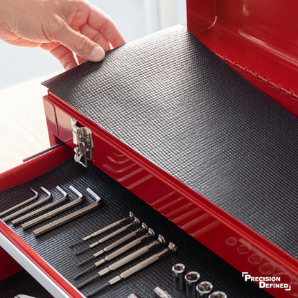 PD Non-Slip Drawer Liner, 76 x 670 cm (Black)