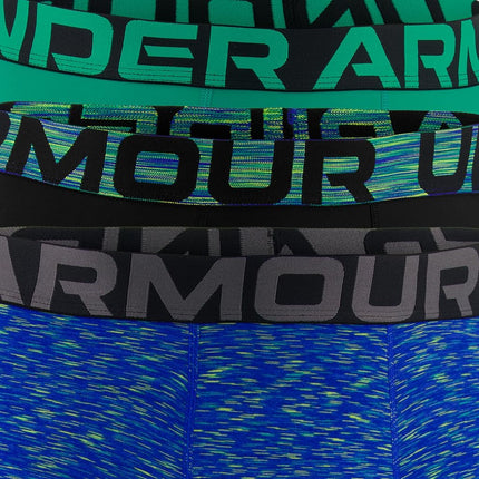 Under Armour 3-Pack Performance Tech Solid 6" Boxer Briefs, Team Royal Space Dye, M
