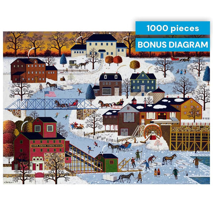 Buffalo Games - Charles Wysocki - Cider Brook Farms - 1000 Piece Jigsaw Puzzle