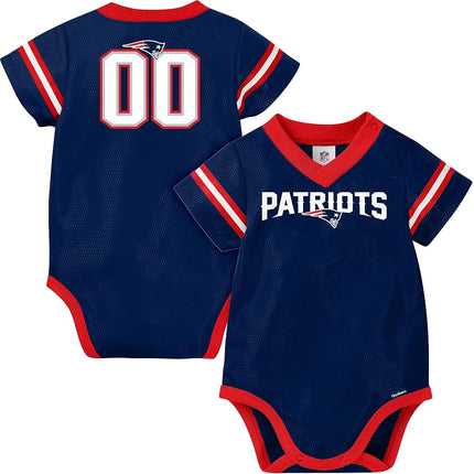 NFL New England Patriots Combinaison bébé garçon Dazzle 2018, Bleu, 0-3 Mois