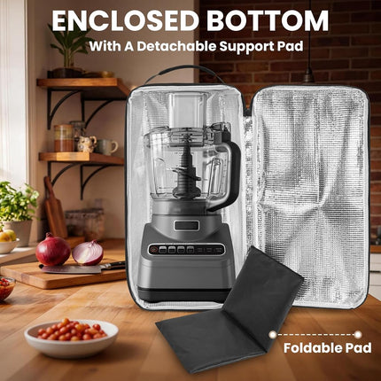 CROTIRAD Food Processor Cover for Ninja BN601 and 8-14 Cup Food Processors