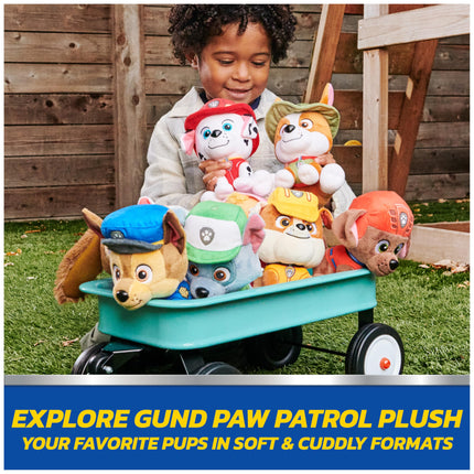 GUND PAW Patrol Peluche oficial Skye para llevar, juguete de peluche prémium para mayores de 1 año, rosa/marrón, 13