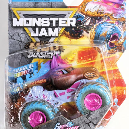 Monster Jam Mud Blasters Color Change Series 2 1:64 Scale Diecast Monster Truck Sparkle Smash