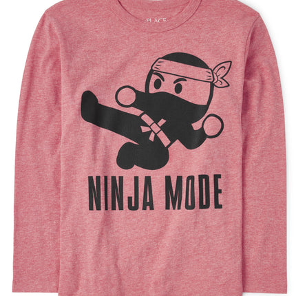 The Children's Place Boys' Long Sleeve Graphic T-S