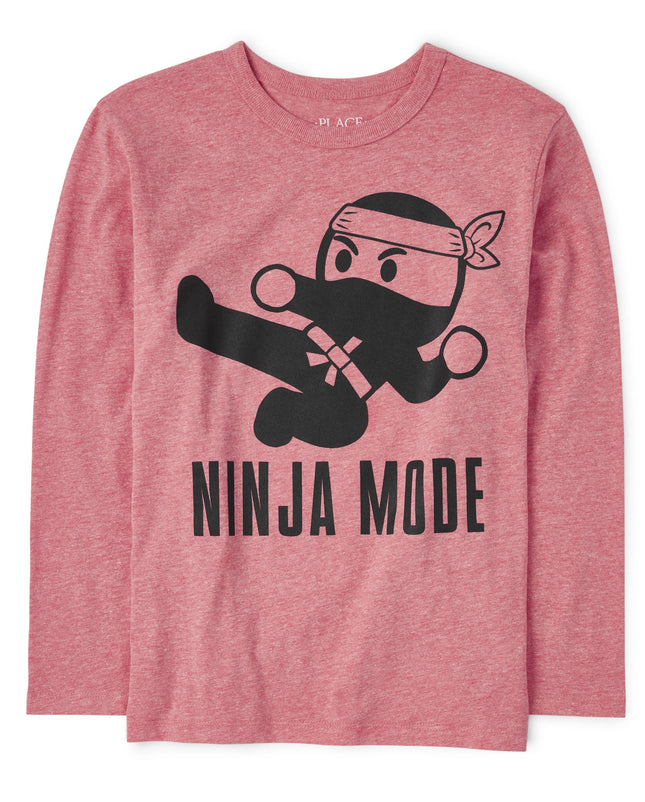 The Children's Place Boys' Long Sleeve Graphic T-S
