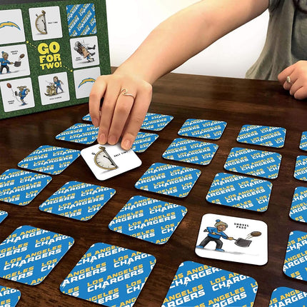 YouTheFan NFL Los Angeles Chargers Licensed Memory Match Game