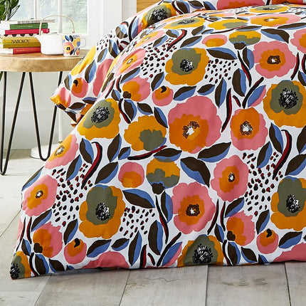 Marimekko Comforter Set, Cotton, Pink, King