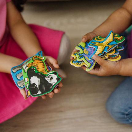 Paquete de animales y dinosaurios magnéticos de Melissa & Doug