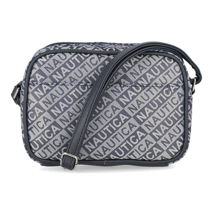 Nautica Women's Candid Camera Adjustable Crossbody, Indigo (Lakeside Jacquard), One Size