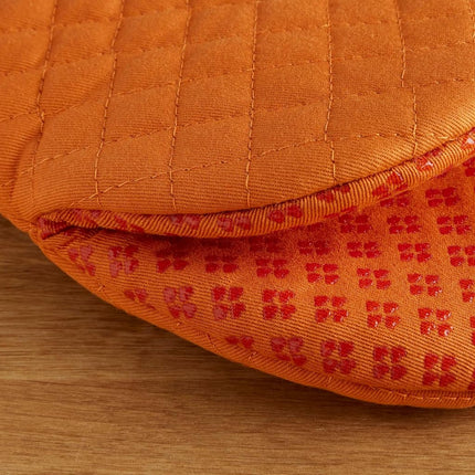 KitchenAid Asteroid Mini Oven Mitt, 5.5"x8", Honey 2 Count