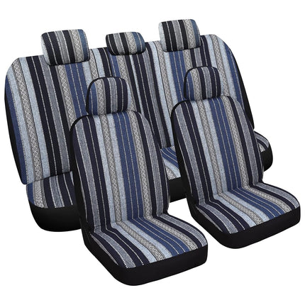 VarCozy Multi-color Woven Fabric Baja Saddle Blank