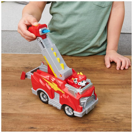 PAW Patrol, Rescue Knights Marshall Transforming Toy Car with Collectible Action Figure, Kids Toys for Ages 3 and up