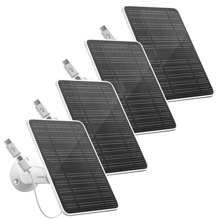 Solar Panel for Security Camera, 5V 4W Solar Panel