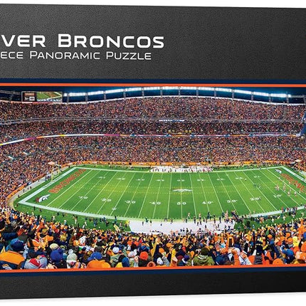 Master Pieces NFL Denver Broncos Panoramic Stadium Puzzle (1000-Piece)