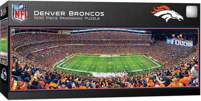 Master Pieces NFL Denver Broncos Panoramic Stadium Puzzle (1000-Piece)