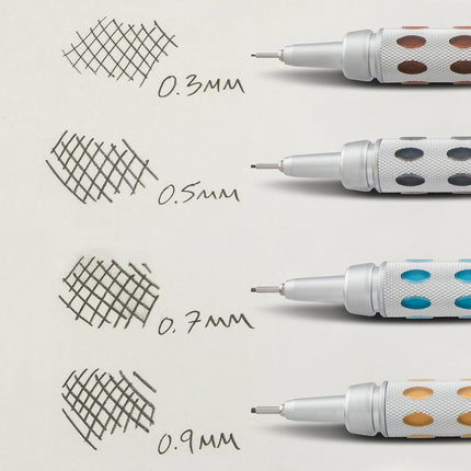 Pentel Graph Gear 1000 Automatic Drafting Pencil, 0.3mm, Brown Accents, 1 Pencil (PG1013E)