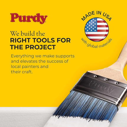 Purdy 144152230 Nylox Glide Brush, Natural, 3 Inch