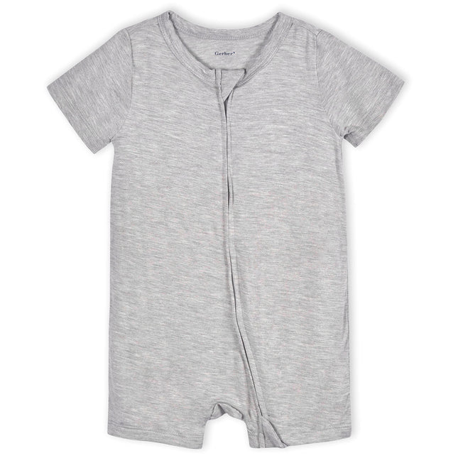 Gerber Unisex Baby Buttery Soft Short Sleeve Rompe
