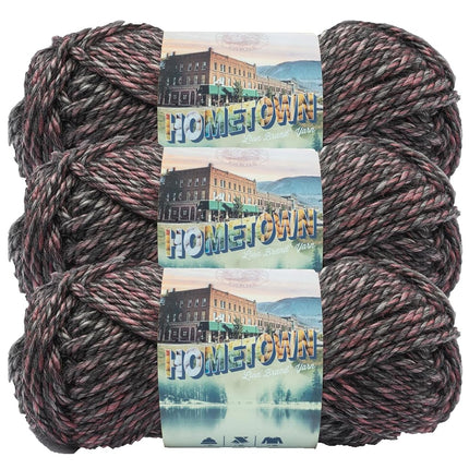 Lion Brand Yarn 135-222-3 Yarn, 3-Pack, Salem Cree