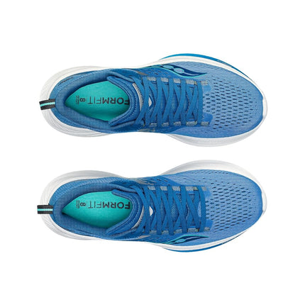 Saucony Women's Ride 17 Sneaker, Breeze/Grotto, 3.5 UK