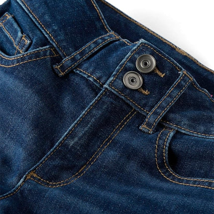 The Children's Place Girls' Wide Leg Denim Jeans, Mae Wash, 4