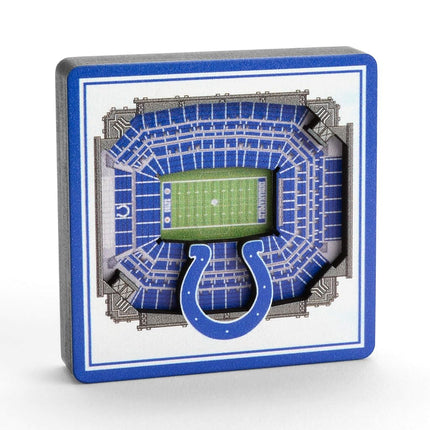 YouTheFan NFL Indianapolis Colts 3D StadiumView Magnets - Lucas Oil Stadium