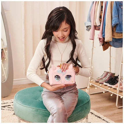 Purse Pets, Glamicorn Unicorn Interactive Purse Pet with Over 25 Sounds and Reactions, Kids Toys for Girls Ages 5 and up