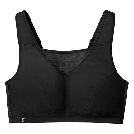 Glamorise No-Bounce Camisole Elite Sports Wirefree Bra 1067 (Women's & Women's Plus) Black