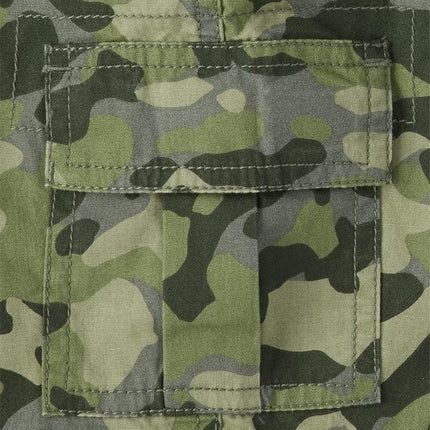 The Children's Place Short Cargo Garçon à Enfiler, Camouflage Vert/Camouflage Gris Lot de 2, 8 ans