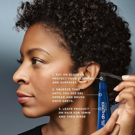 Clairol Root Touch-Up Semi-Permanent Hair Color Blending Gel, 2 Black, Pack of 2