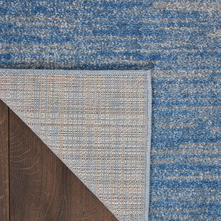 Nourison Essentials 4' x 6' Blue/Grey Outdoor Indoor/Outdoor Rug