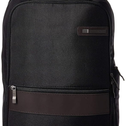 Samsonite Kombi Business Backpack, Black/Brown, 16.25 x 10.5 x 5-Inch, Kombi Business Backpack