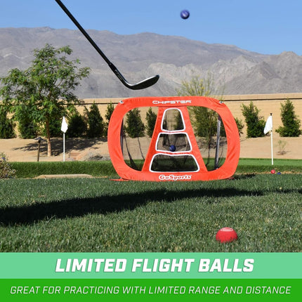 GoSports Foam Golf Practice Balls - 16 Pack Realistic Feel and Limited Flight Use Indoors or Outdoors