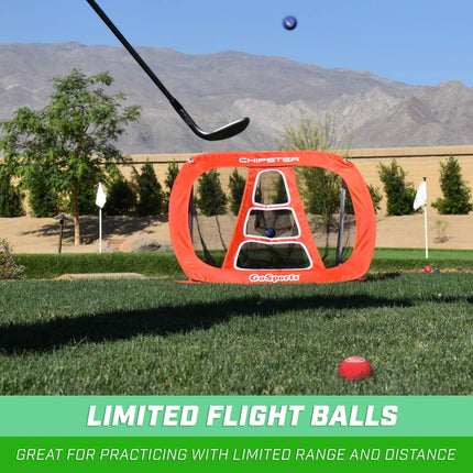 GoSports Foam Golf Practice Balls - 64 Pack Realistic Feel and Limited Flight Use Indoors or Outdoors