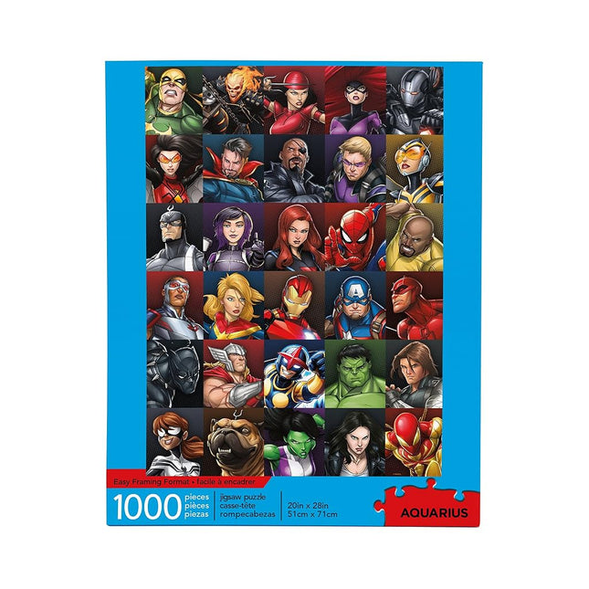 AQUARIUS Marvel Heroes Collage 1,000 pc Puzzle