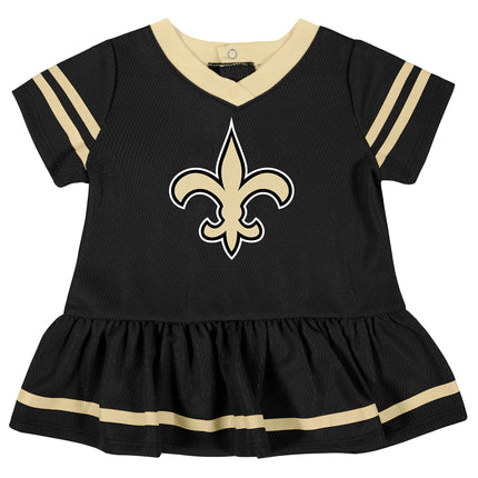 NFL Gerber Girls' Baby Jersey Dress and Diaper Cover, Team Color, 0-3 Months