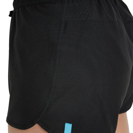 Arena Women's Team Short Solid Swim Trunks, Black, X-Large