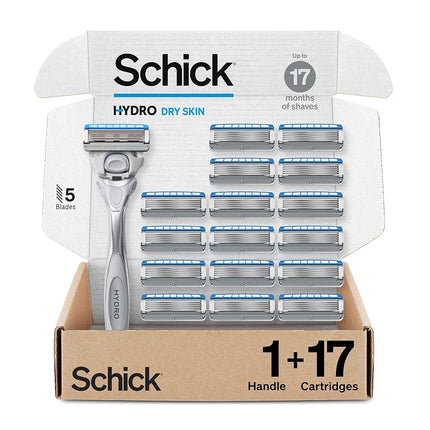 Schick Hydro Dry Skin Razor for Men - 1 Handle and